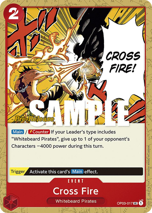 Cross Fire (Pre-Release Stamp)