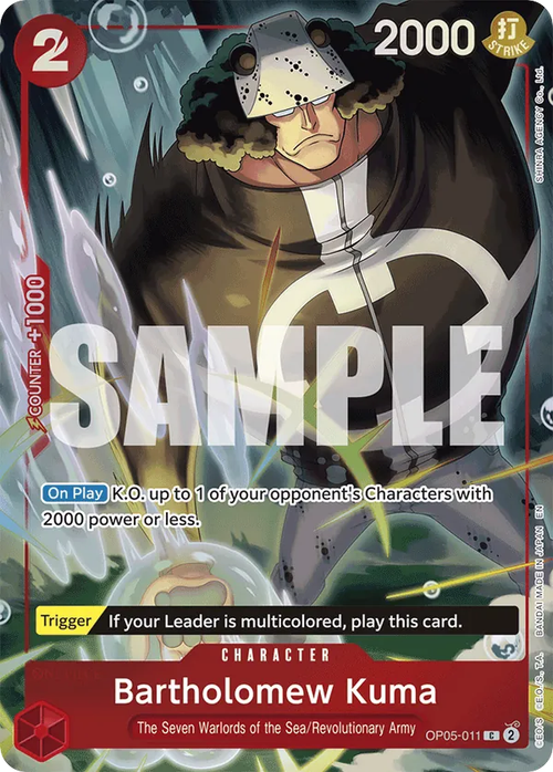 Bartholomew Kuma (Seven Warlords Alternate Art)