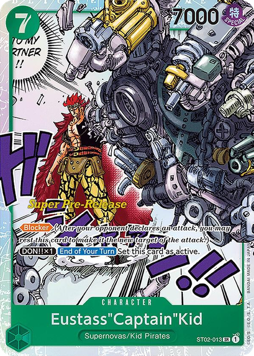 Eustass"Captain"Kid (Super Pre-Release Stamp)