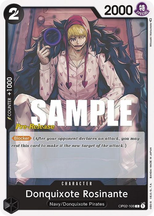 Donquixote Rosinante (Pre-Release Stamp)