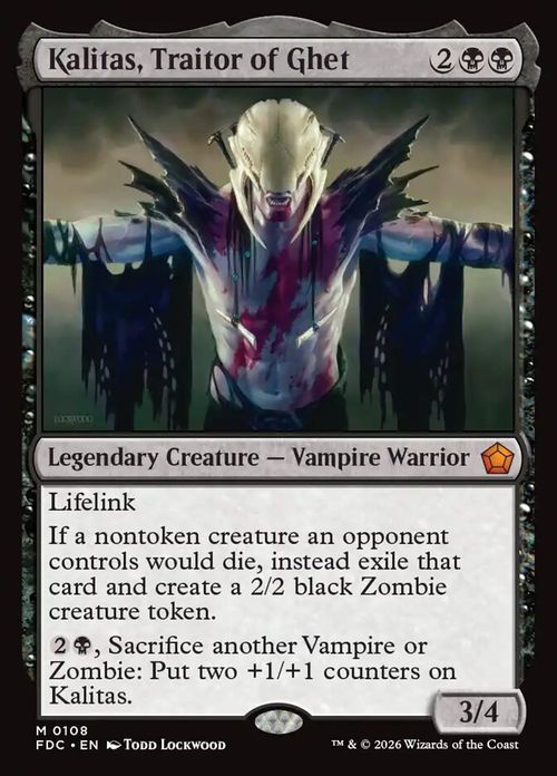 Kalitas, Traitor of Ghet