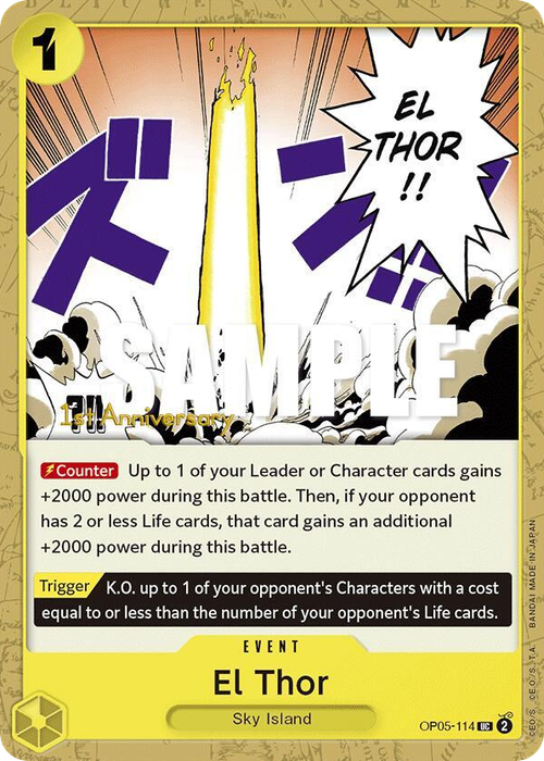 El Thor (1st Anniversary Stamp)