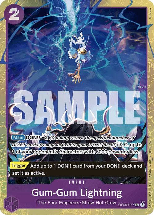 Gum-Gum Lightning (Best Selection Vol. 4 Alternate Art)