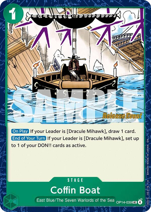 Coffin Boat (Release Event Stamp)