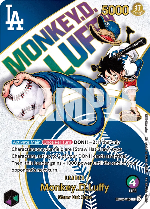 Monkey.D.Luffy (Dodgers Alternate Art)