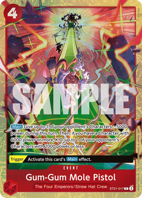 Gum-Gum Mole Pistol (Best Selection Vol. 5 Alternate Art)