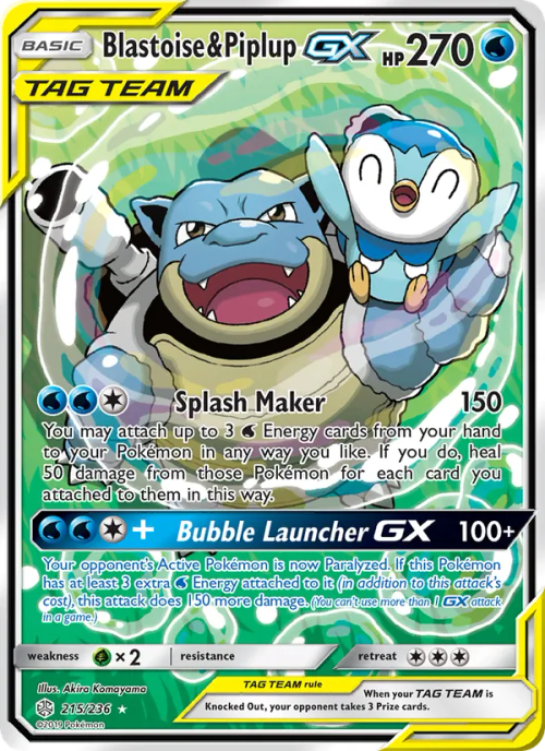 Blastoise & Piplup GX