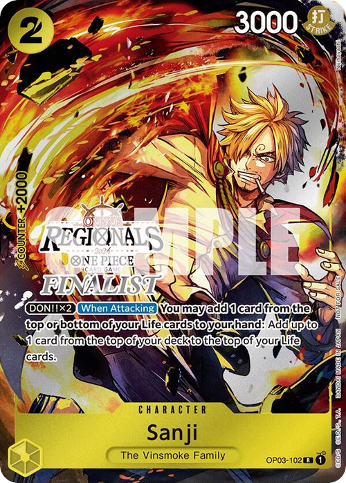 Sanji (Online Regional Finalist Stamp)