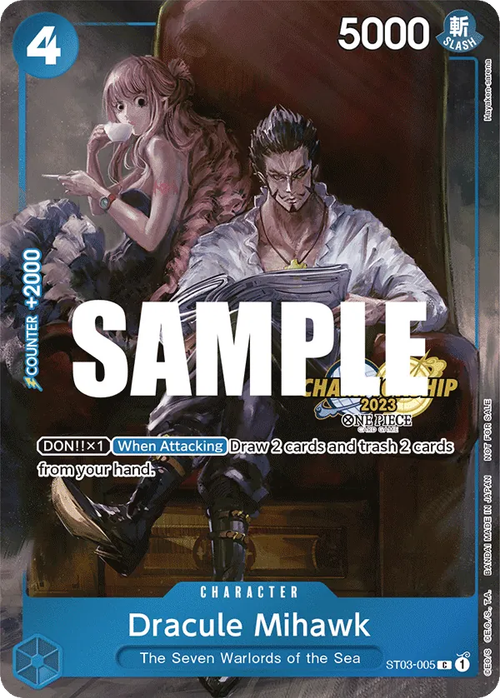Dracule Mihawk (Championship Stamp)