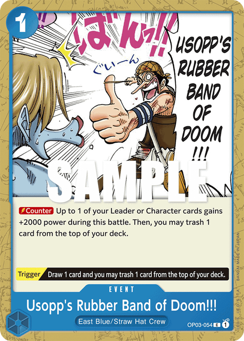 Usopp's Rubber Band of Doom!!!