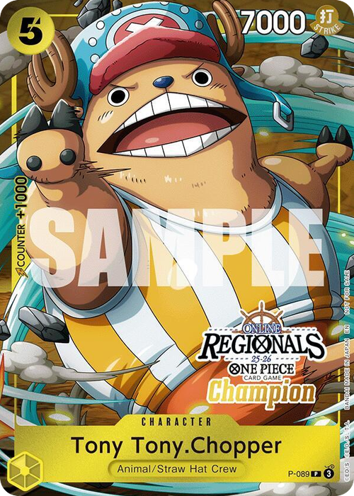 Tony Tony.Chopper (Online Regional Champion Stamp)