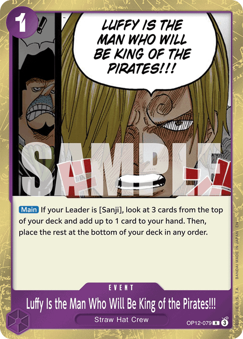 Luffy Is the Man Who Will Be King of the Pirates!!!