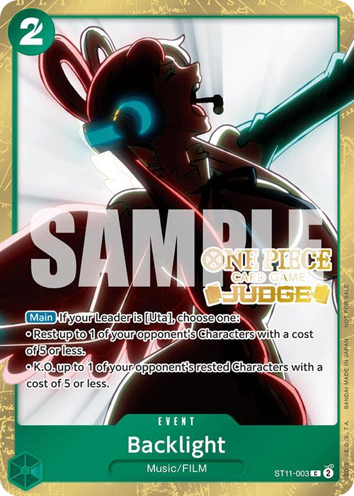 Backlight (Judge Stamp)