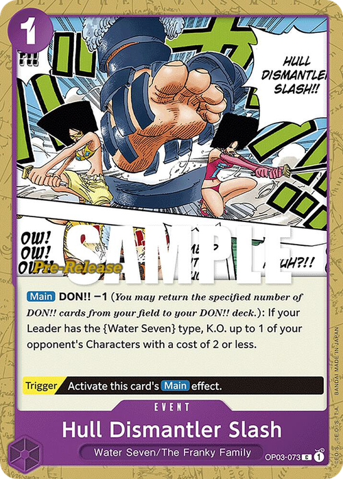 Hull Dismantler Slash (Pre-Release Stamp)