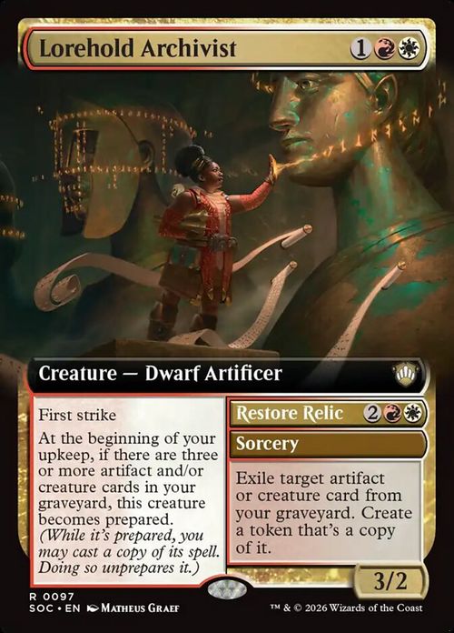 Lorehold Archivist // Restore Relic