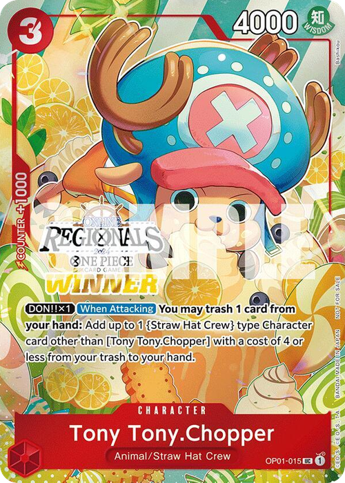 Tony Tony.Chopper (Online Regional Champion Stamp)