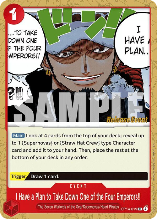 I Have a Plan to Take Down One of the Four Emperors!! (Release Event Stamp)