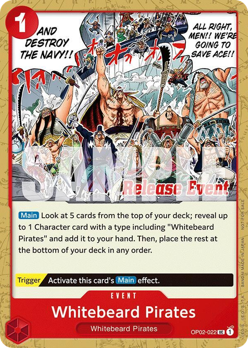 Whitebeard Pirates (Release Event Stamp)