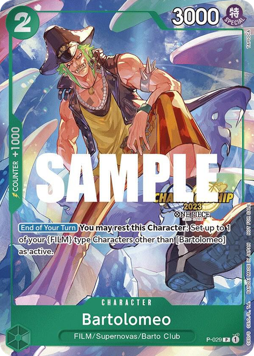 Bartolomeo (Finalist Stamp)