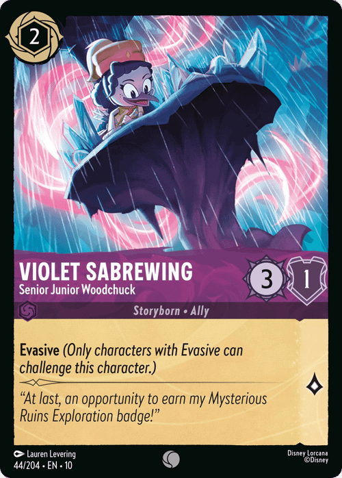 Violet Sabrewing - Senior Junior Woodchuck