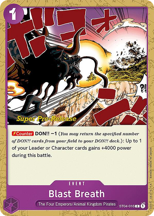 Blast Breath (Super Pre-Release Stamp)
