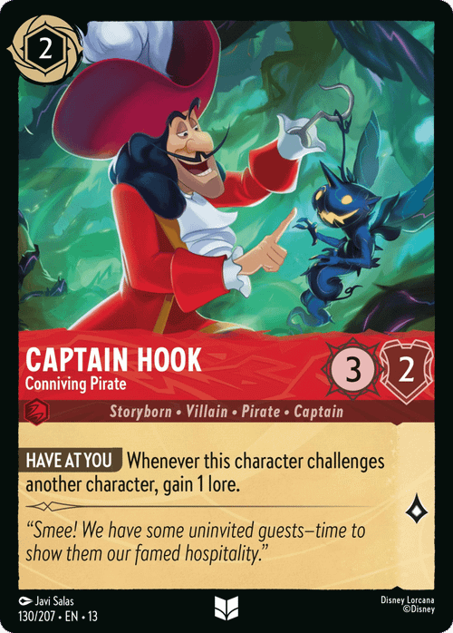 Captain Hook - Conniving Pirate
