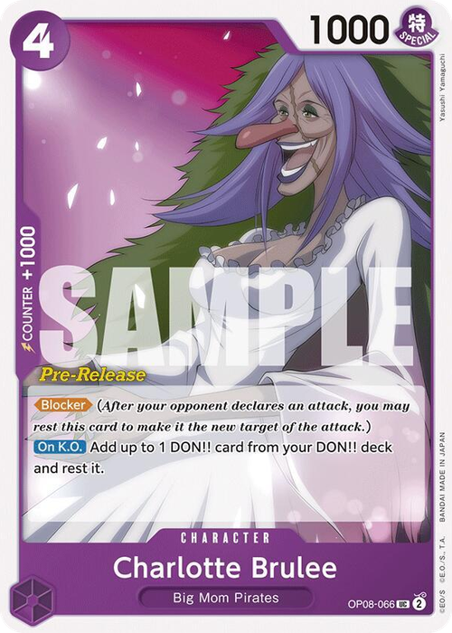 Charlotte Brulee (Pre-Release Stamp)