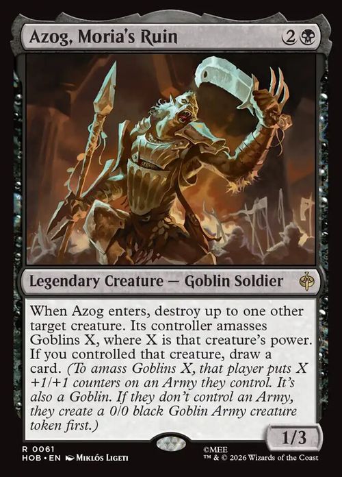 Azog, Moria's Ruin