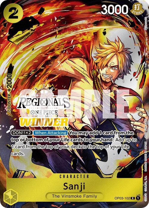 Sanji (Offline Regional Champion Stamp)