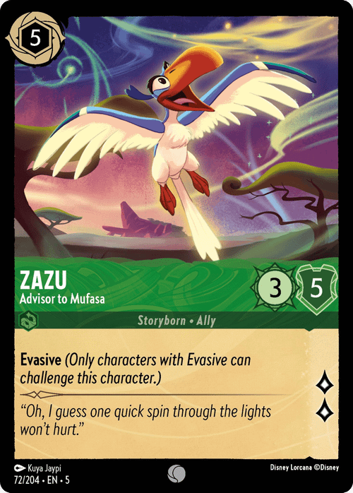 Zazu - Advisor to Mufasa