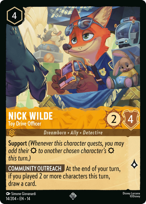 Nick Wilde - Toy Drive Officer