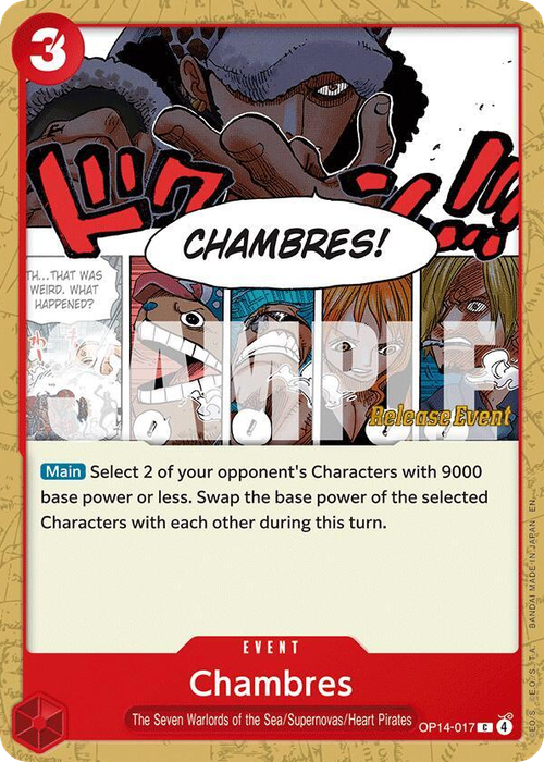 Chambres (Release Event Stamp)