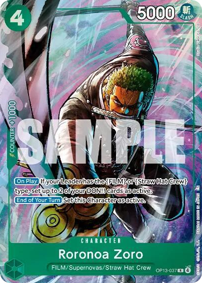 Roronoa Zoro (Best Selection Vol. 6 Alternate Art)