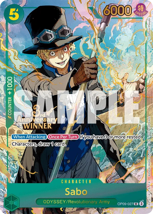 Sabo (3rd Anniversary Champion Stamp)