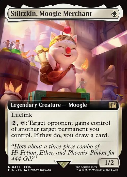 Stiltzkin, Moogle Merchant