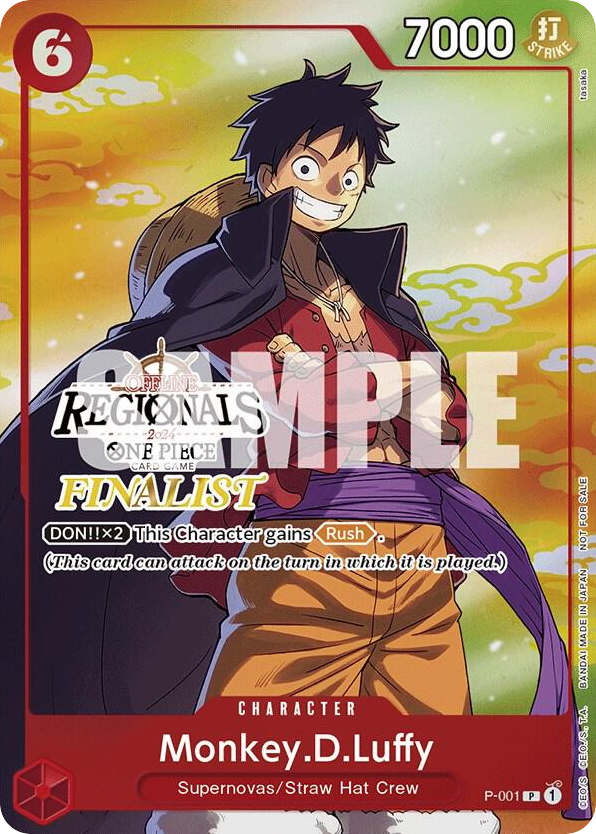 Monkey.D.Luffy (Offline Regional Finalist Stamp)
