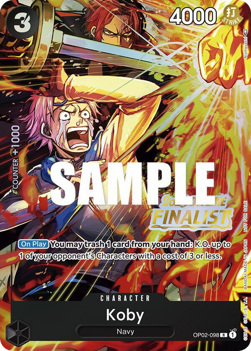 Koby (Offline Regional Finalist Stamp)