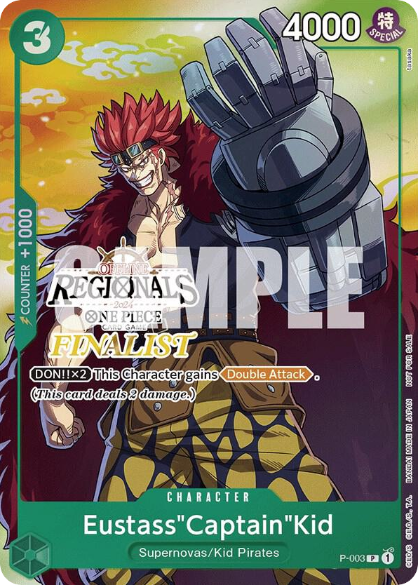 Eustass"Captain"Kid (Offline Regional Finalist Stamp)