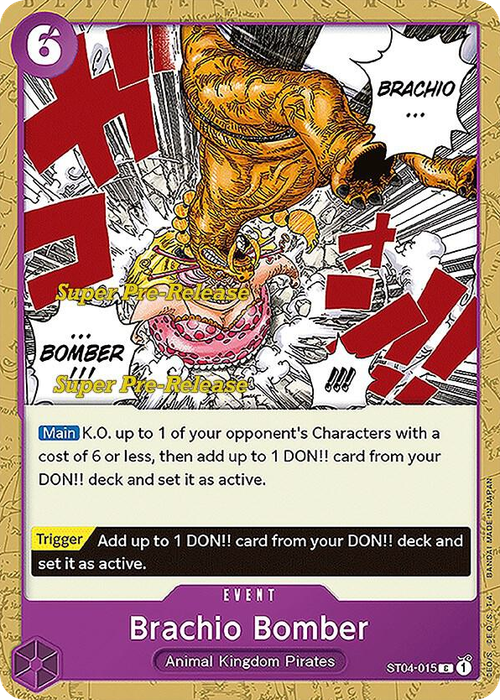 Brachio Bomber (Super Pre-Release Stamp)