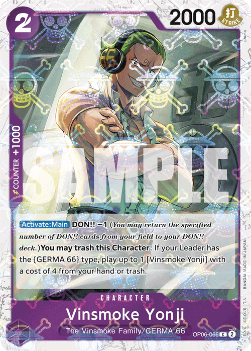 Vinsmoke Yonji (Jolly Roger Foil)