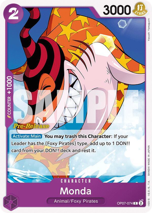 Monda (Pre-Release Stamp)