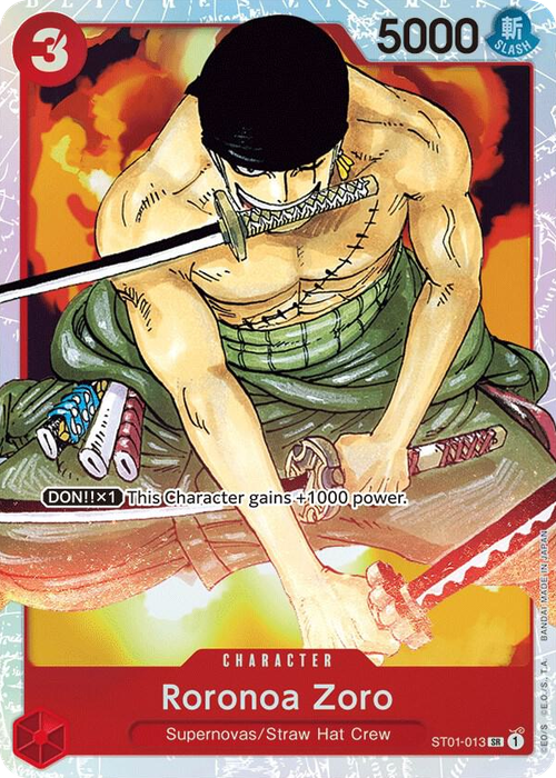 Roronoa Zoro (Super Pre-Release Stamp)