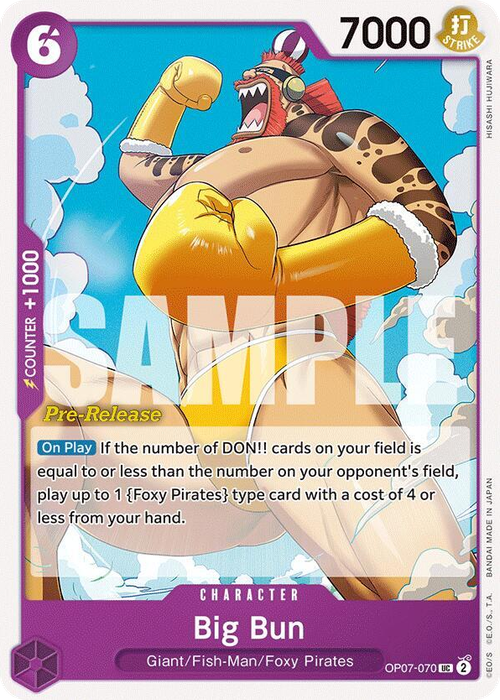 Big Bun (Pre-Release Stamp)