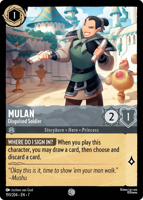 Mulan - Disguised Soldier