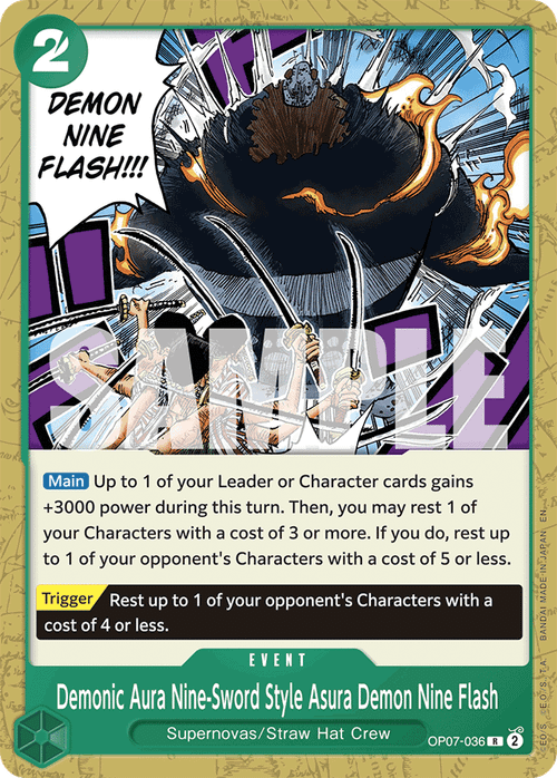 Demonic Aura Nine-Sword Style Asura Demon Nine Flash (Reprint)