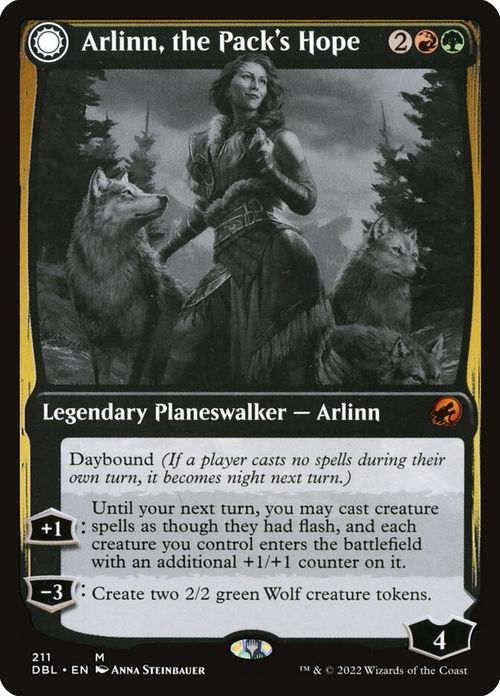 Arlinn, the Pack's Hope // Arlinn, the Moon's Fury