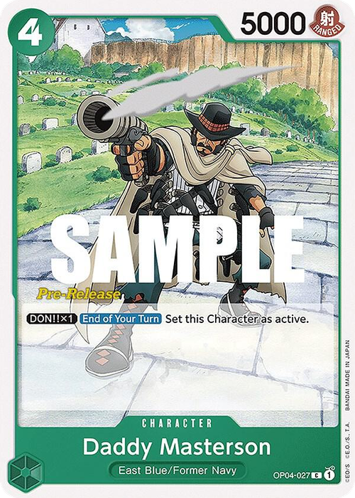 Daddy Masterson (Pre-Release Stamp)
