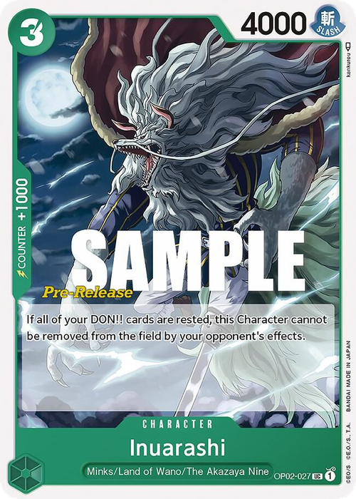 Inuarashi (Pre-Release Stamp)