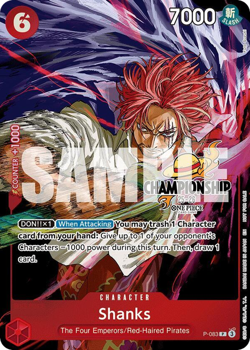 Shanks (Finalist Championship Stamp)