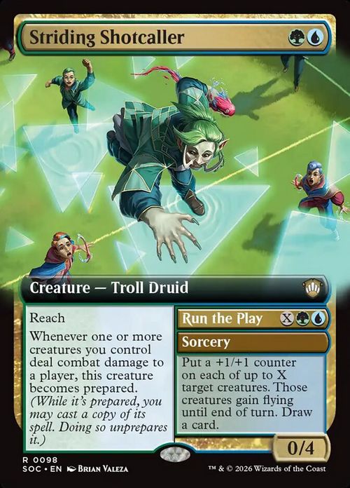 Striding Shotcaller // Run the Play